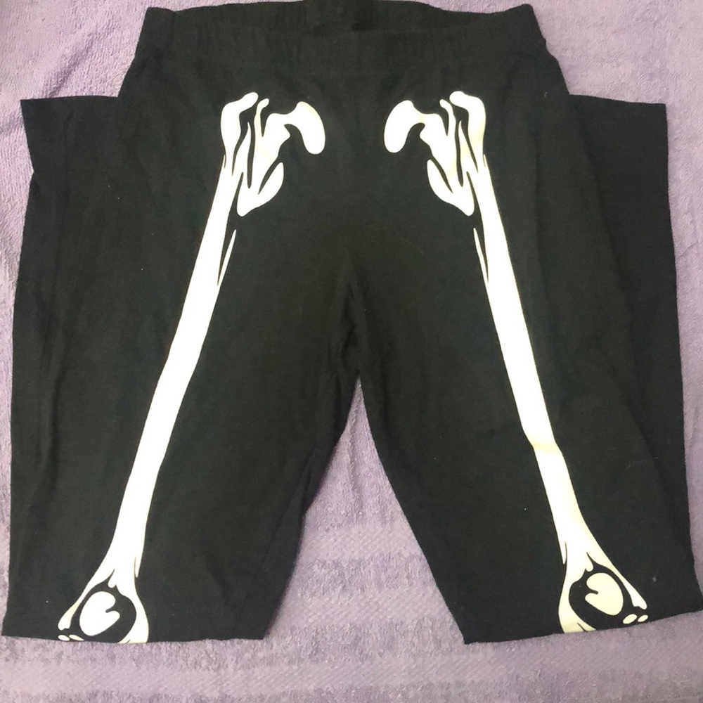 Skeleton leggings
